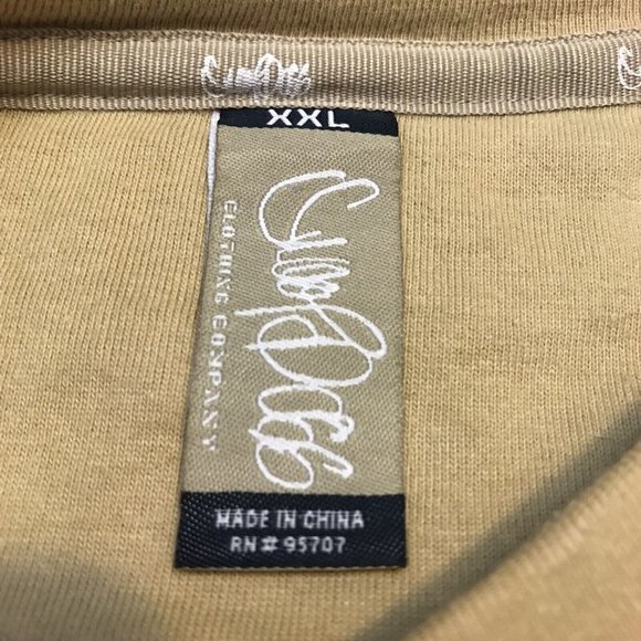Y2K Snoop Doggy Dog Clothing Worldwide Engineering Tan T-Shirt Sz 2XL - Picture 10 of 10